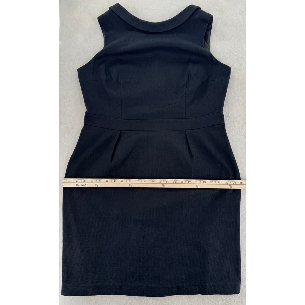 Boden Martha Black Dress Vintage Inspired Knee Length Sheath Pockets Plus 20 - Picture 8 of 10